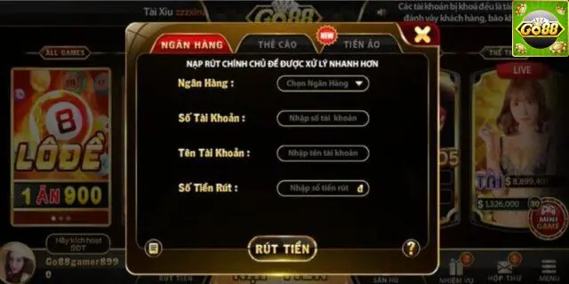 rút tiền Go88